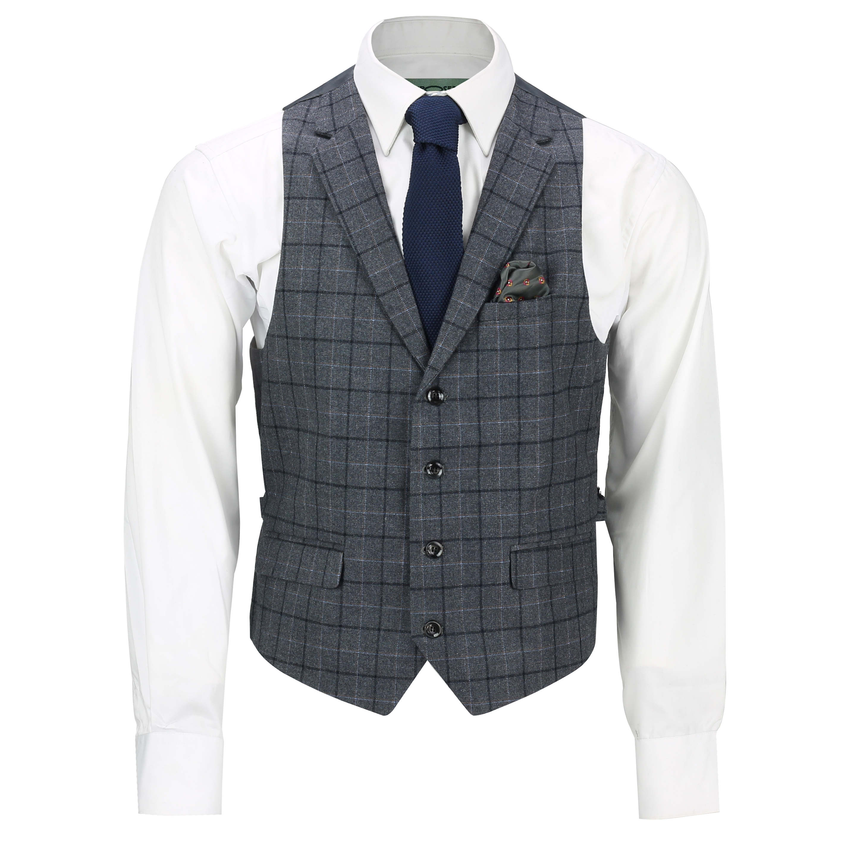 Chaleco 2024 tweed hombre